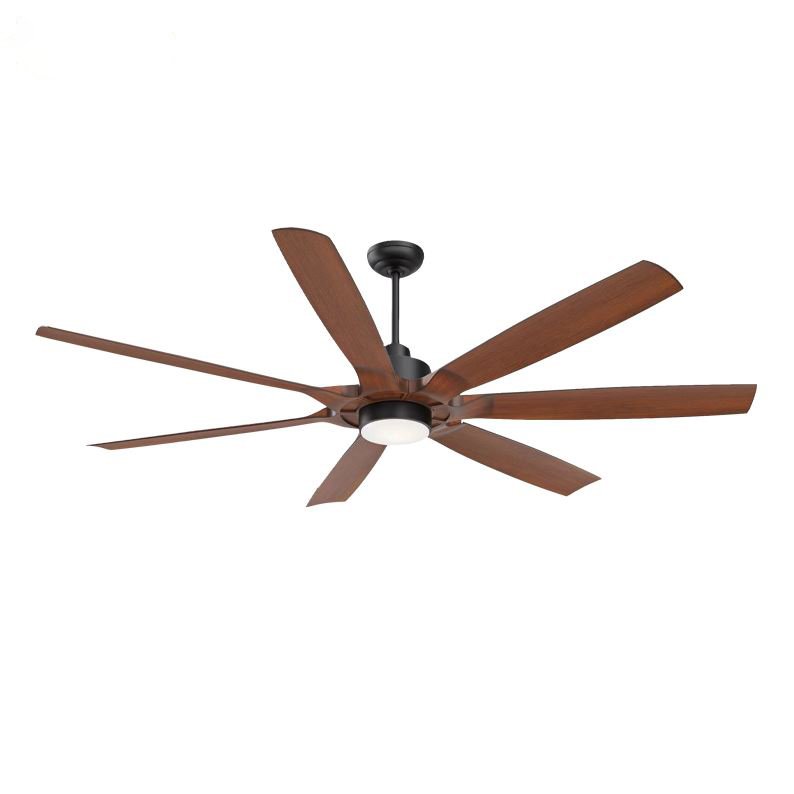 Auditorium Huge Ceiling Fan with Lights 60 Inch Medieval Retro Strong Wind Pure Copper BLDC Industrial Fans