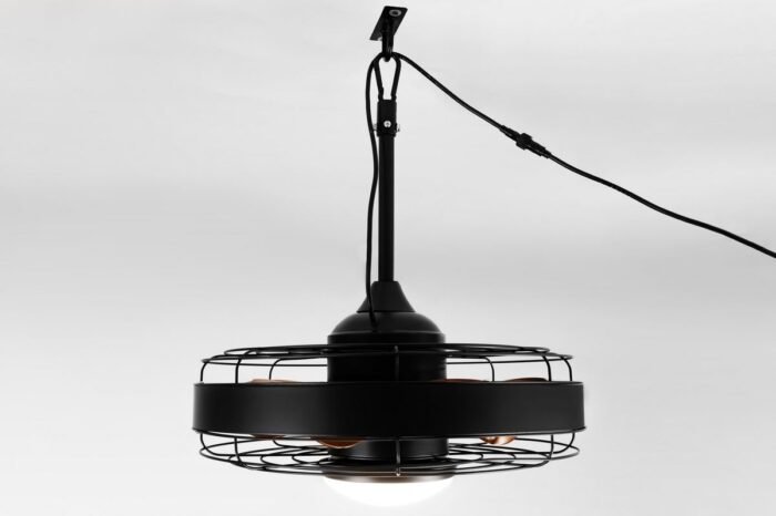 CAF192401 Waterproof Gazebo Fan 19 Inch LED Outdoor Ceiling Fan with Light
