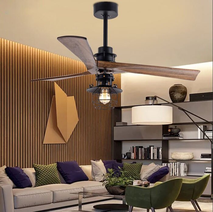 CAF522304 American retro fan lamp ceiling small home restaurant bedroom
