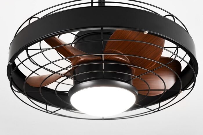 CAF192401 Waterproof Gazebo Fan 19 Inch LED Outdoor Ceiling Fan with Light
