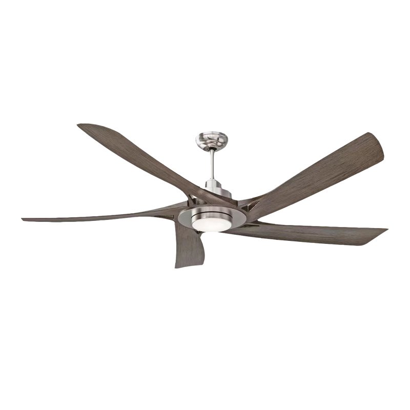 60 inch ABS with remote control Living Room Home American Retro Large Wind Fan Lamp