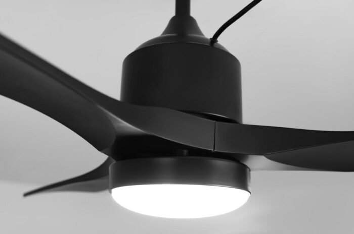 CAF1171 Outdoor Ceiling Fan with LED Light 52 Inch Waterproof IP44 Dark Wood for Gazebo